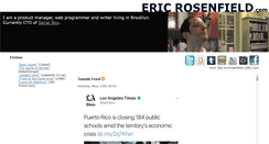 Desktop Screenshot of ericrosenfield.com